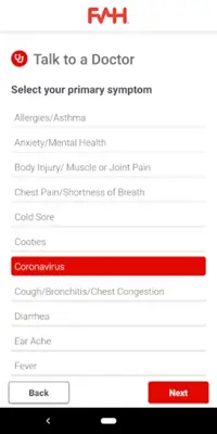 First Stop Health android App screenshot 2